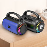 New Creative Outdoor Portable, Small, Multi functional, Colorful Radio Lighting, Bluetooth Speaker, Home Subwoofer