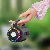 New Creative Outdoor Portable, Small, Multi functional, Colorful Radio Lighting, Bluetooth Speaker, Home Subwoofer