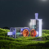 Mecha small steel cannon Bluetooth speaker outdoor home portable transparent RGB colored light TWS audio creative gift