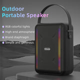 New Creative Colorful Bluetooth Speaker Wholesale Outdoor Portable High Volume Subwoofer Small Sound System